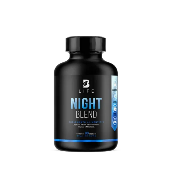 Night Blend | Mezcla de Gaba, Reishi y Otros (90 cápsulas)
